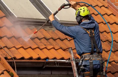 Démoussage et hydrofuge de toiture à Bonrepos